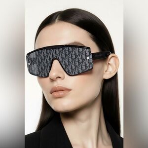 Authentic Dior Diorxtrem MU Sunglasses Interchangeable Lenses Oblique Blue/Gray